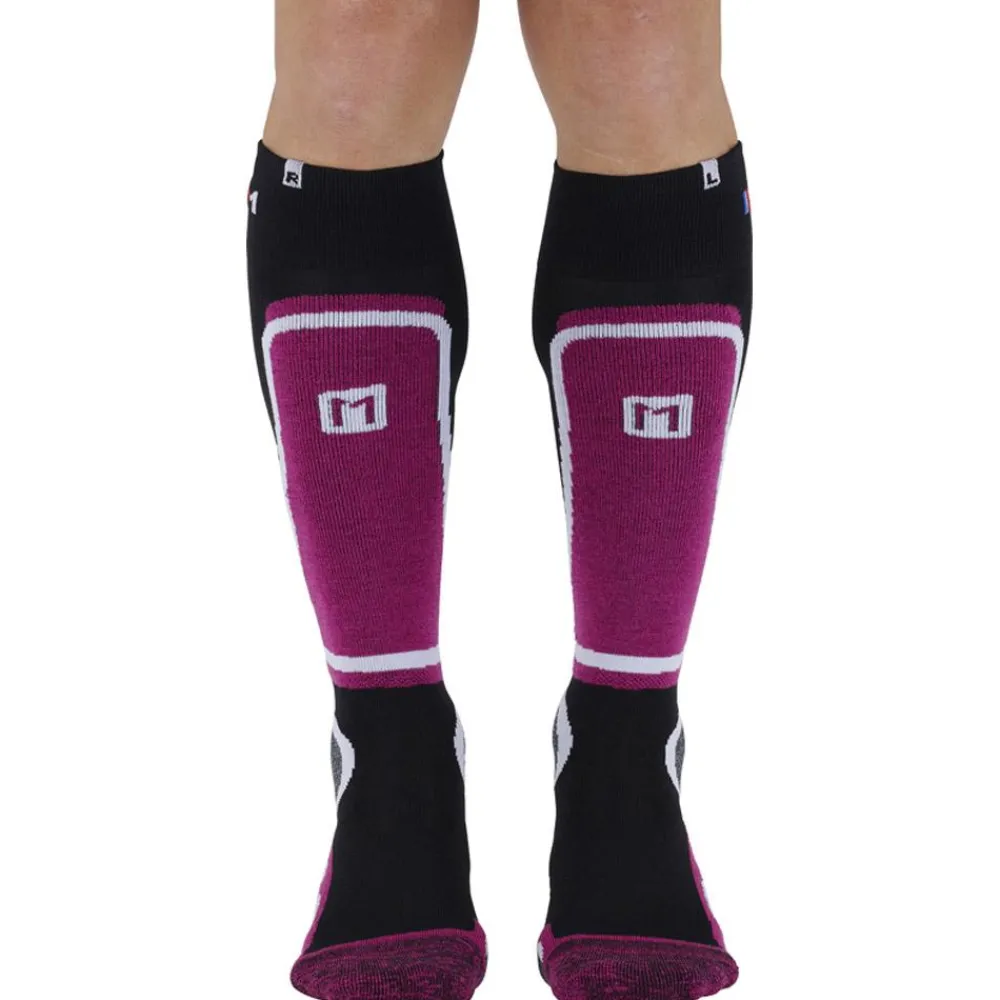 Chaussettes Ski<Monnet Chaussettes Backside Plus Pink