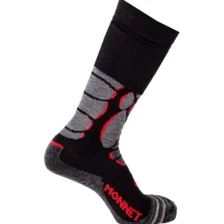 Sale Chaussettes Heatprotech Socks Noir Rouge Chauffage Pied|Chaussettes Ski