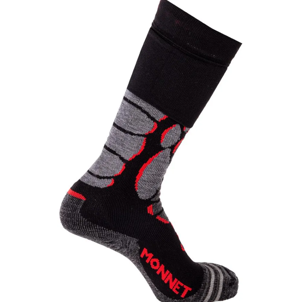 Sale Chaussettes Heatprotech Socks Noir Rouge Chauffage Pied|Chaussettes Ski