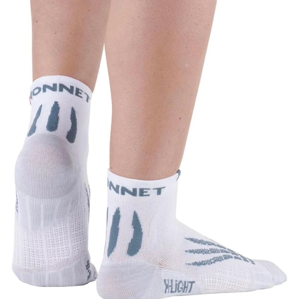 Online Chaussettes Socquette Run X-Light Blanc Gris Chaussettes Trail
