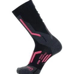 Clearance Chaussettes Nordique W Ski Cross Country 2In Socks Black Pink Chaussettes
