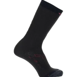 Clearance Chaussettes Nordique W Ski Cross Country 2In Socks Black Pink Chaussettes