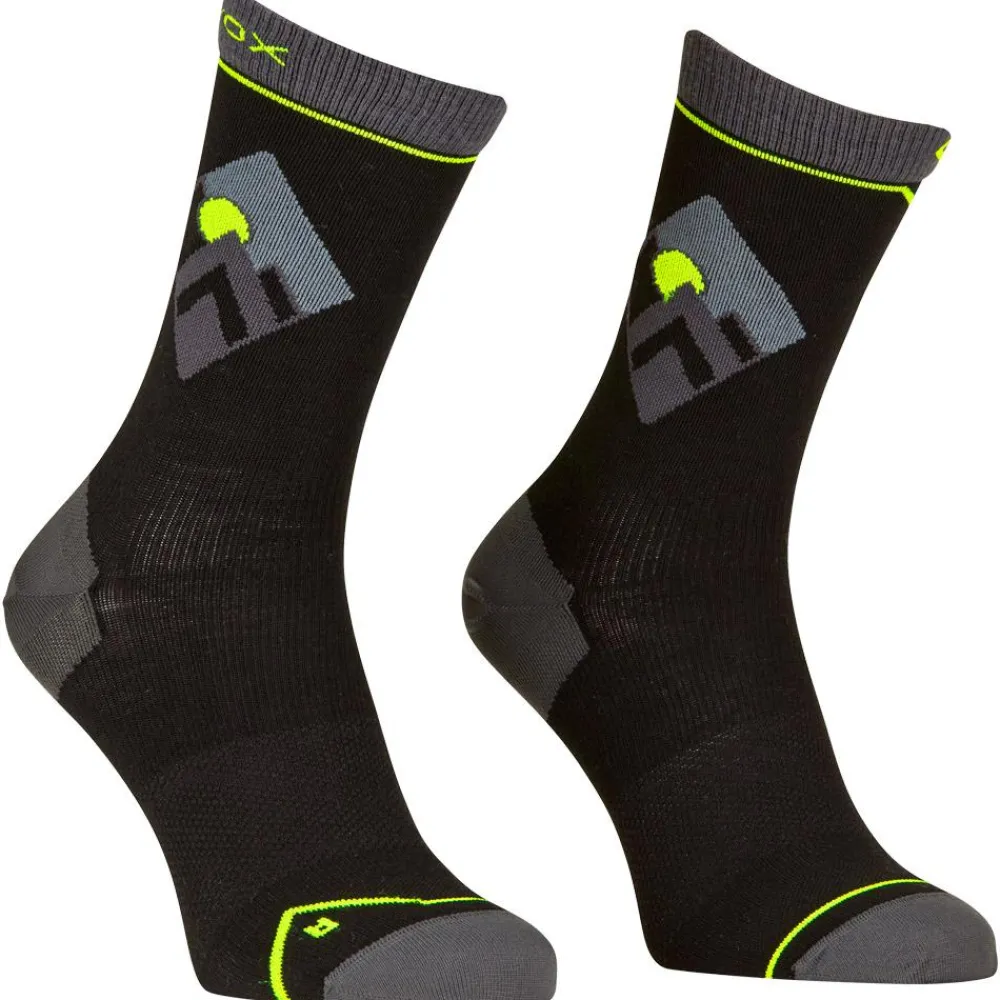 Chaussettes Escalade|Chaussettes De Randonnée<Ortovox Chaussettes Alpine Light Comp Mid Socks Black Raven