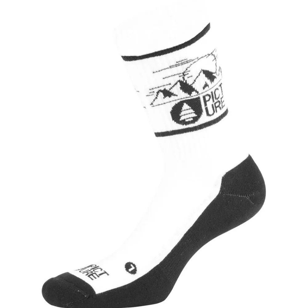 Online Chaussettes Bazik Socks White Chaussettes Lifestyle
