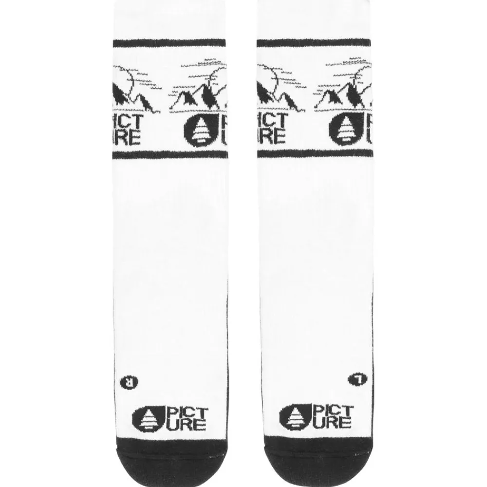 Online Chaussettes Bazik Socks White Chaussettes Lifestyle