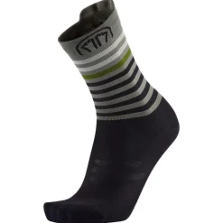 Chaussettes Trail<Sidas Chaussettes Run Anatomic Light Crew Black Dark Grey