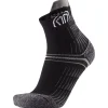 Chaussettes Trail<Sidas Chaussettes Run Anatomic Comfort Ankle Noir Gris