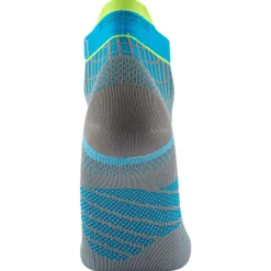 Chaussettes Trail<Sidas Chaussettes Run Feel Ankle Gris Turquoise