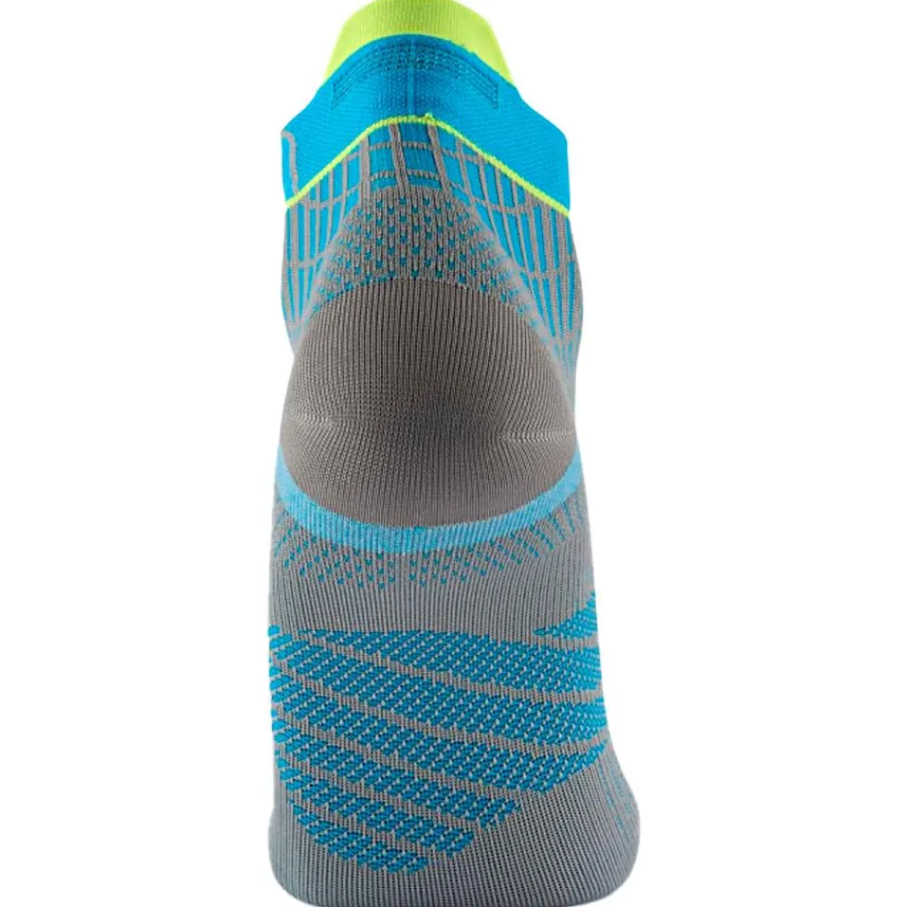 Chaussettes Trail<Sidas Chaussettes Run Feel Ankle Gris Turquoise