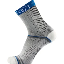 Chaussettes Winter Run Gris Bleue Chaussettes Trail