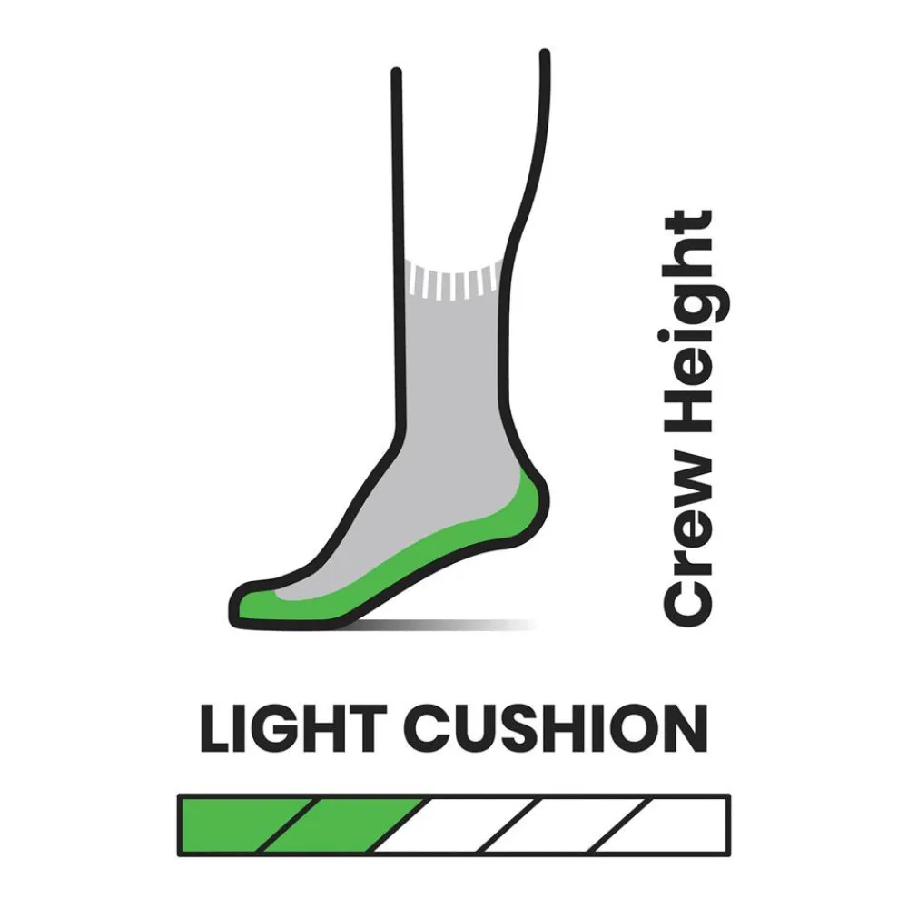 Sale Chaussettes M's Hike Light Cushion Crew Medium Gray Chaussettes De Randonnée