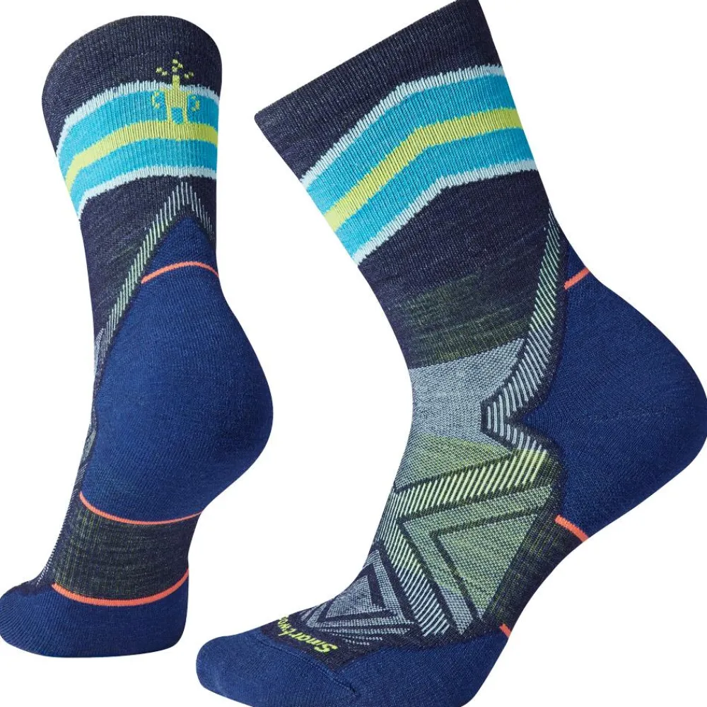 Chaussettes W's Run Targeted Cushion Mid Crew Deep Navy Chaussettes Trail