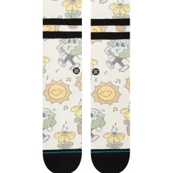 Chaussettes Crew Sock Nice Mooves Offwhite Chaussettes Lifestyle