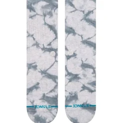 Chaussettes Lifestyle<Stance Chaussettes Icon Crew Socks Dye Crew Grey