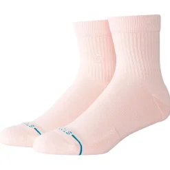 Chaussettes Lifestyle<Stance Chaussettes Icon Quarter Socks Pink