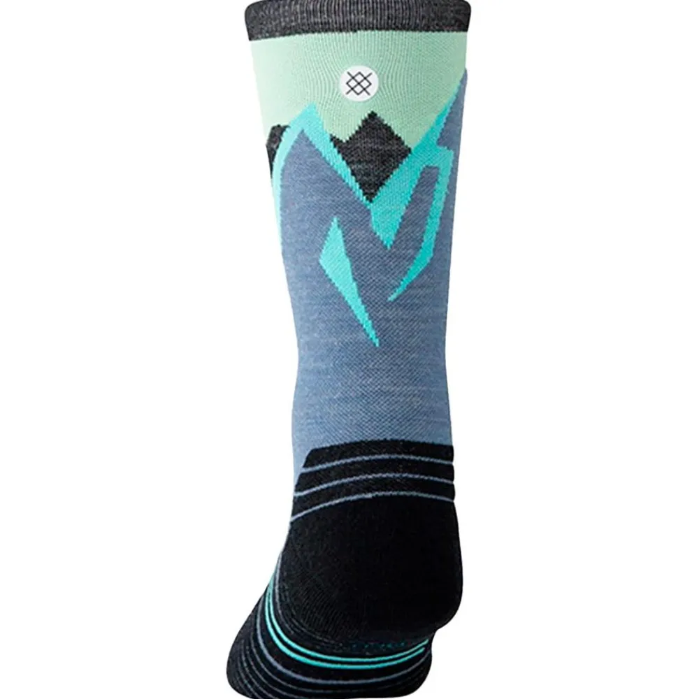 Sale Chaussettes Perf Run Wool Crew Light Cushion Sock Icy Mountain Indigo Chaussettes Trail