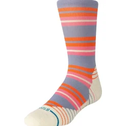 Sale Chaussettes Perf Run Womens Crew Mid Cushion Sock Lennon Blue Chaussettes Trail