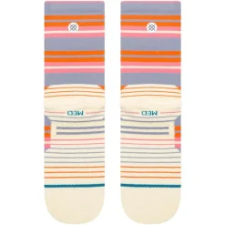 Sale Chaussettes Perf Run Womens Crew Mid Cushion Sock Lennon Blue Chaussettes Trail