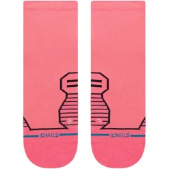 New Chaussettes Perf Run Womens Quarter Ultralight Cushion Sock Variegated Pink Chaussettes Trail