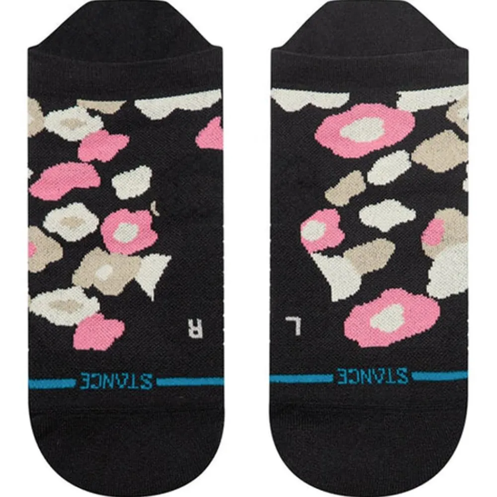 New Chaussettes Perf Run Womens Tab Light Cushion Sock Camo Floral Black Chaussettes Trail