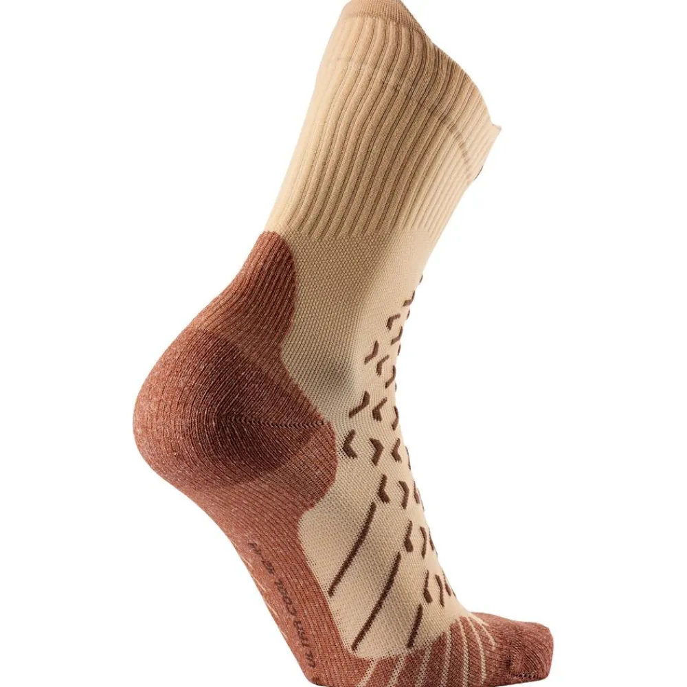 Chaussettes De Randonnée<Therm-Ic Chaussettes Outdoor Ultra Cool Crew Beige Marron