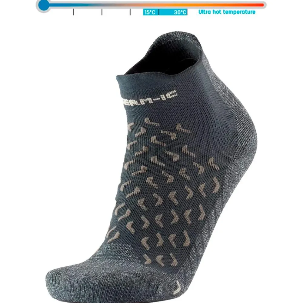 New Chaussettes Outdoor Ultra Cool Ankle Grey Chaussettes De Randonnée