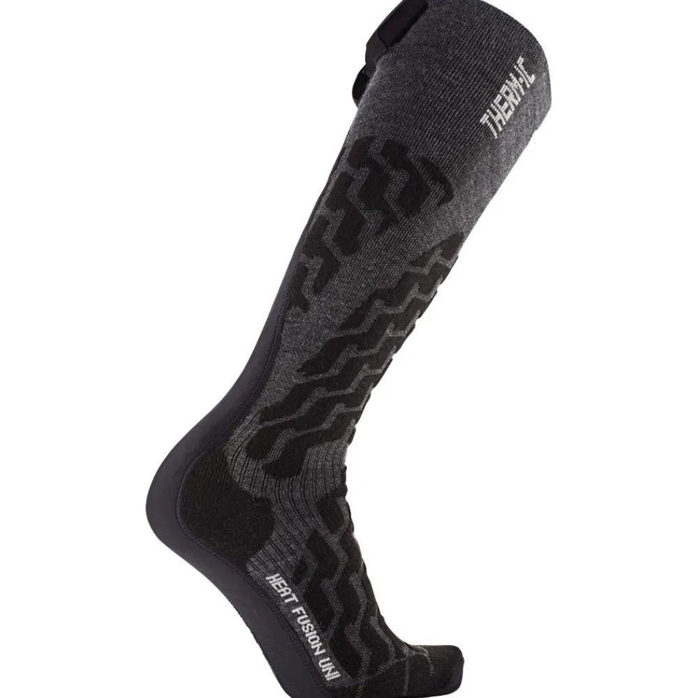 Chauffage Pied|Chaussettes Ski<Therm-Ic Chaussettes Powersock Set Heat Fusion Uni + S-Pack 700 Black Grey