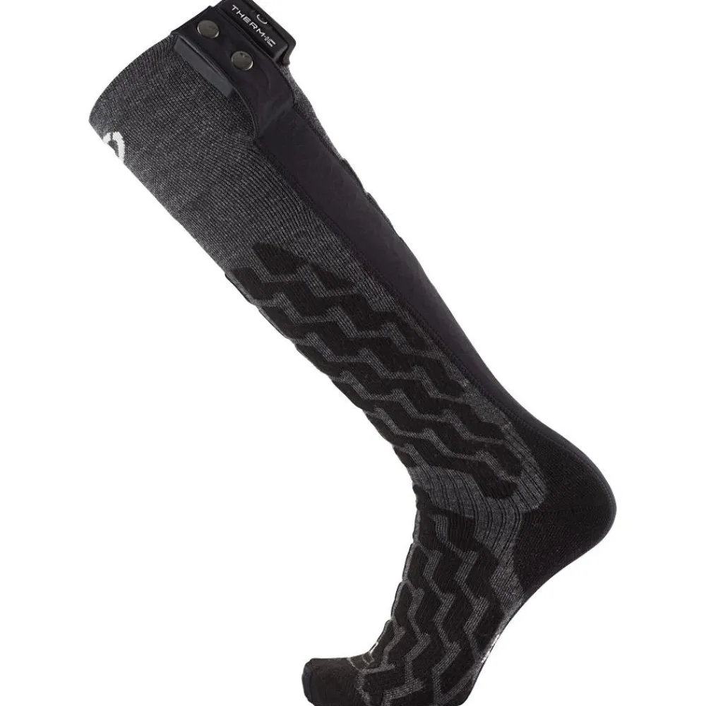 Chauffage Pied|Chaussettes Ski<Therm-Ic Chaussettes Powersock Set Heat Fusion Uni + S-Pack 700 Black Grey