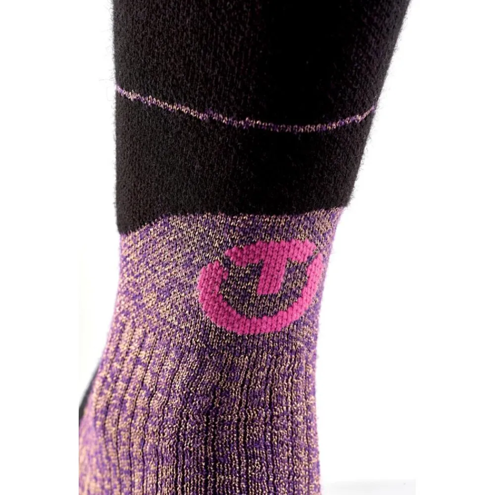 Chaussettes Ski<Therm-Ic Chaussettes Ski Merino Reflector Women Fushia Gold
