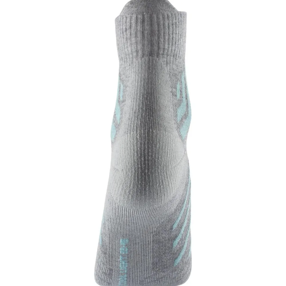 Outlet Chaussettes Trekking Cool Light Ankle Lady Gris Clair Turquoise Chaussettes De Randonnée