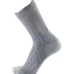 Online Chaussettes Trekking Cool Light Crew Gris Bleu Chaussettes De Randonnée