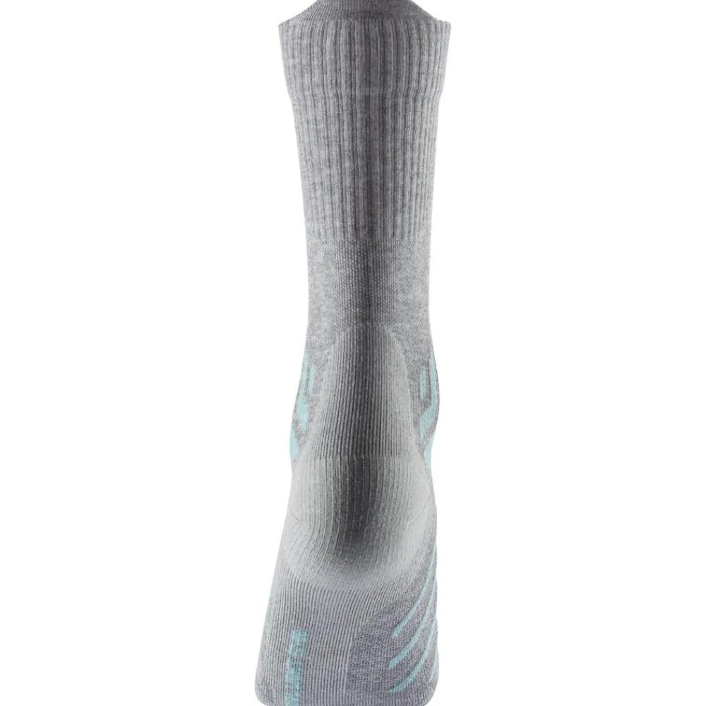 Chaussettes De Randonnée<Therm-Ic Chaussettes Trekking Cool Light Crew Lady Gris Clair Turquoise
