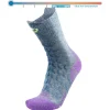 Chaussettes De Randonnée<Therm-Ic Chaussettes Trekking Ultra Cool Linen Crew Lady Violet Gris