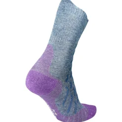 Chaussettes De Randonnée<Therm-Ic Chaussettes Trekking Ultra Cool Linen Crew Lady Violet Gris