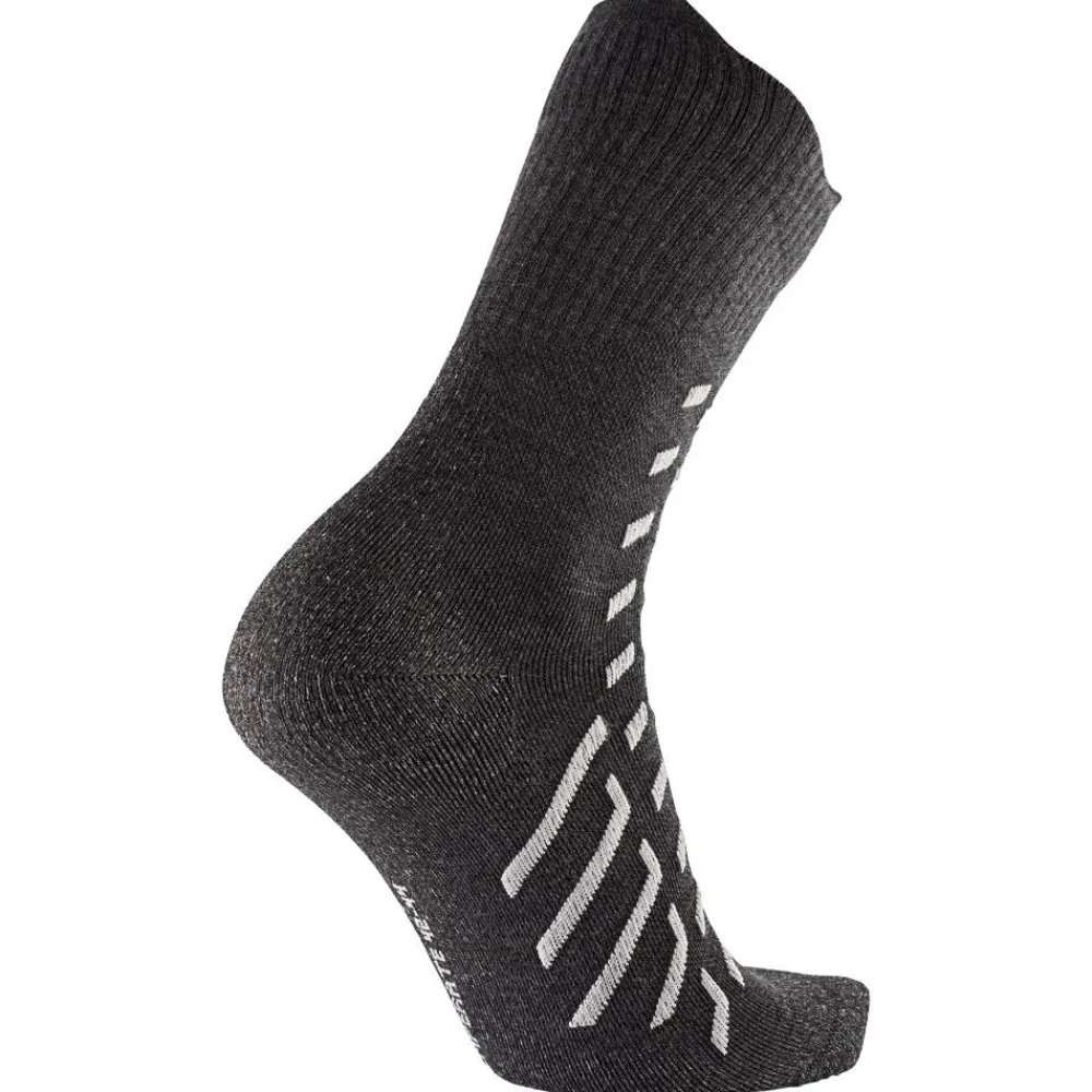 Chaussettes De Randonnée<Therm-Ic Chaussettes Trekking Temperate Cushion Crew Gris Foncé