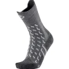 Online Chaussettes Trekking Temperate Cushion Crew Women Grey Light Grey Chaussettes De Randonnée