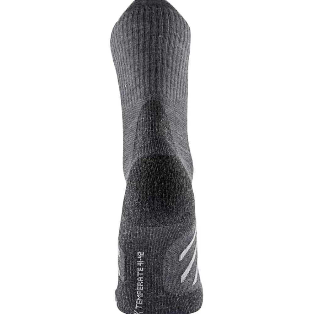 Online Chaussettes Trekking Temperate Cushion Crew Women Grey Light Grey Chaussettes De Randonnée