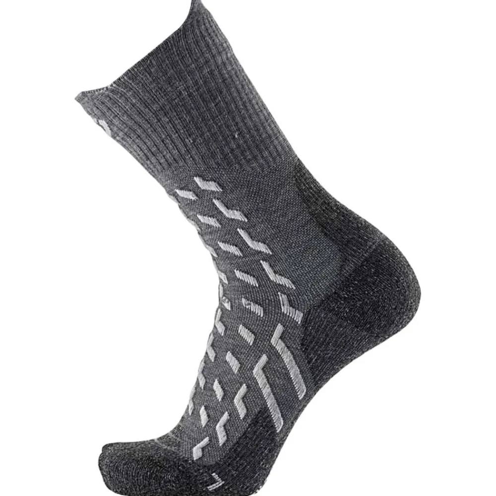 Online Chaussettes Trekking Temperate Cushion Crew Women Grey Light Grey Chaussettes De Randonnée
