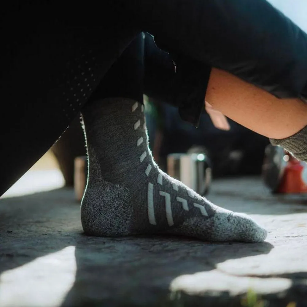 Online Chaussettes Trekking Temperate Cushion Crew Women Grey Light Grey Chaussettes De Randonnée
