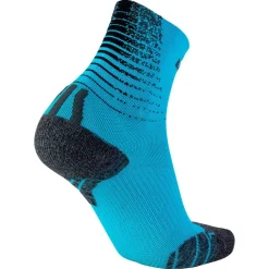 Chaussettes Trail<Uyn Chaussettes Lady Run Fit Socks Blue Atoll Pearl Grey