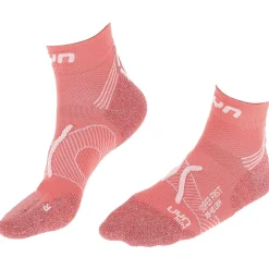 Chaussettes Trail<Uyn Chaussettes Lady Run Super Fast Socks Coral White