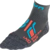 Best Chaussettes Lady Trekking Approach Low Cut Grey Turquoise Chaussettes Trail