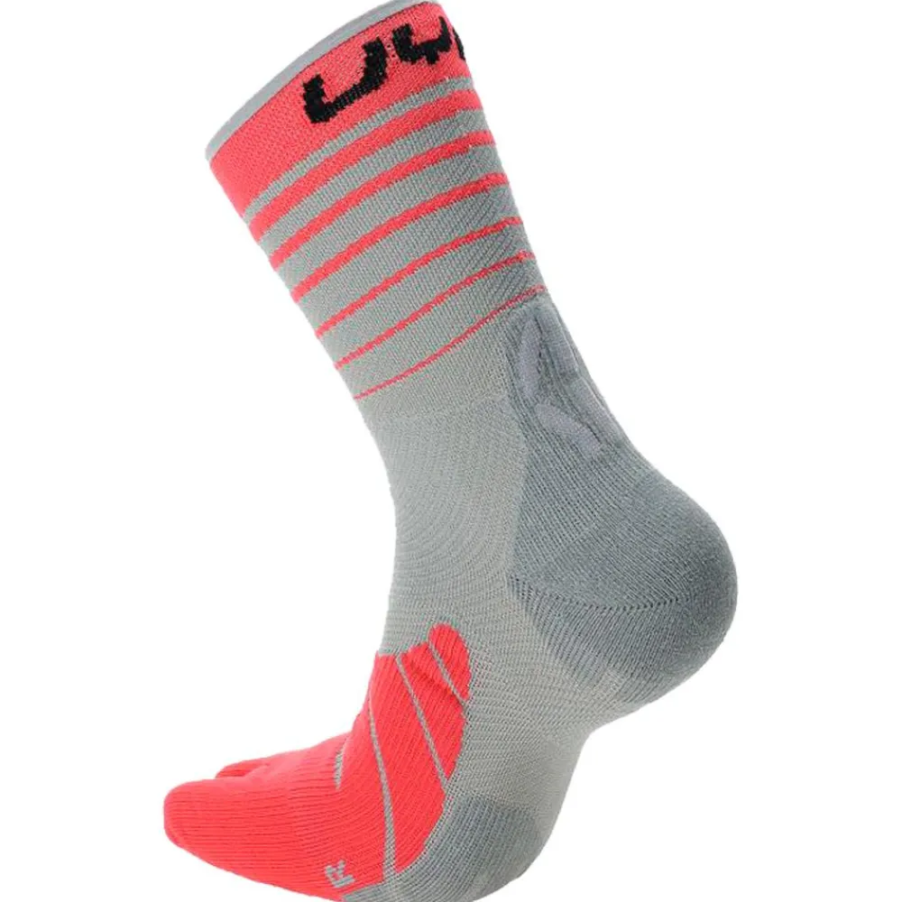 Online Chaussettes Runner's Five Woman Light Grey Pink Chaussettes Trail
