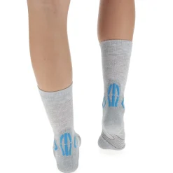Chaussettes De Randonnée<Uyn Chaussettes Trekking Superleggera Lady Grey Turquoise