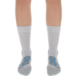 Chaussettes De Randonnée<Uyn Chaussettes Trekking Superleggera Lady Grey Turquoise