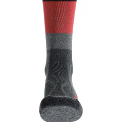 Sale Chaussettes Trekking One Cool Woman Anthracite Red Chaussettes De Randonnée