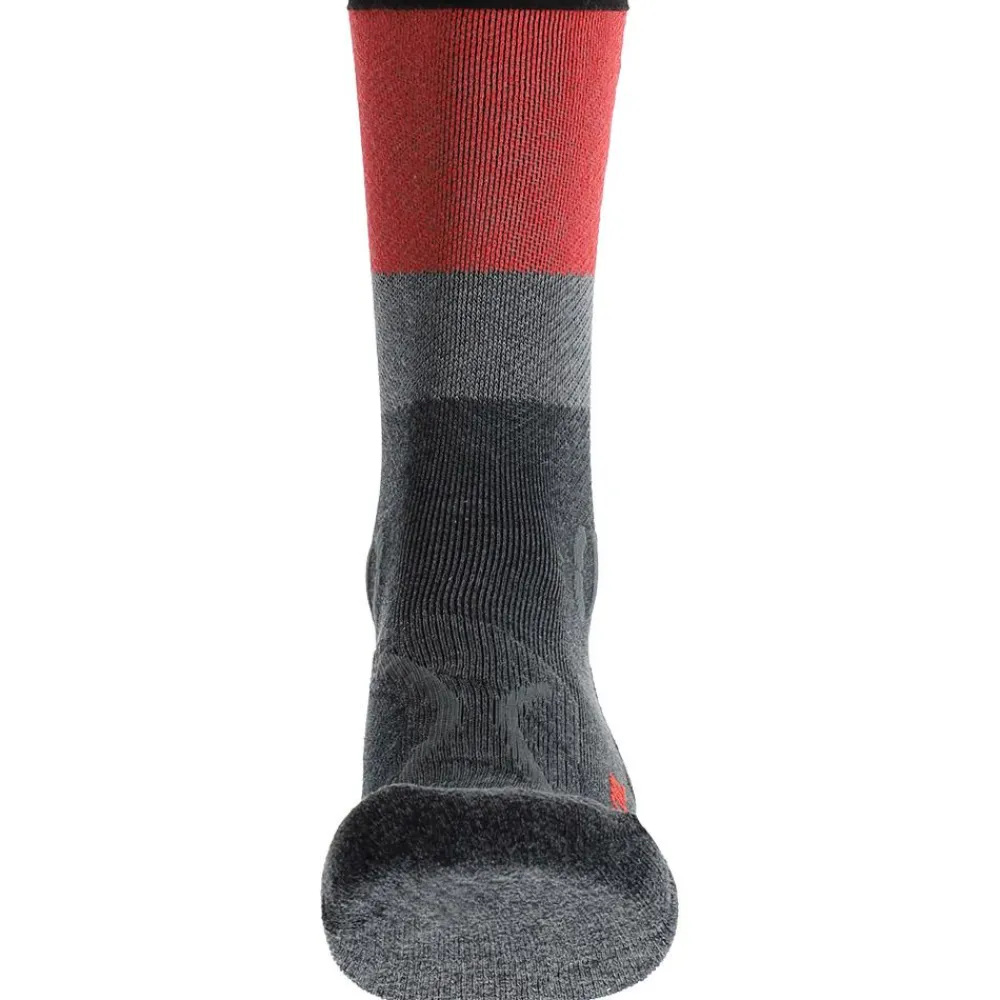 Sale Chaussettes Trekking One Cool Woman Anthracite Red Chaussettes De Randonnée