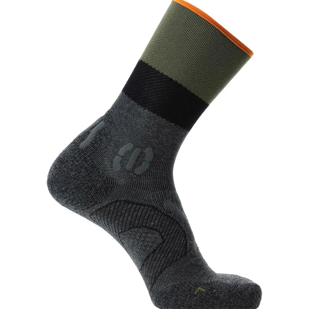 Sale Chaussettes Trekking One Cool Man Anthracite Green Chaussettes De Randonnée