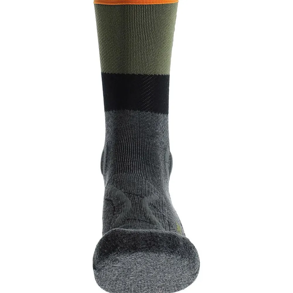 Sale Chaussettes Trekking One Cool Man Anthracite Green Chaussettes De Randonnée