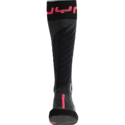 Chaussettes Woman Ski One Merino Socks Anthracite Rose Chaussettes Ski